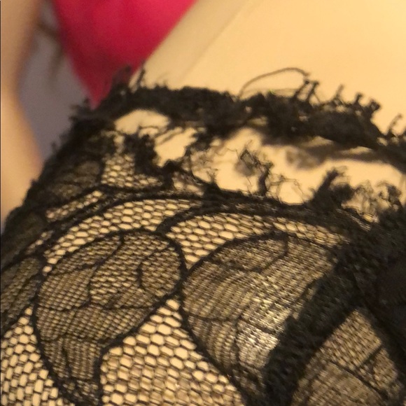 Vintage Rare Victoria’s secret blk lacy jumpsuit S - Picture 5 of 7